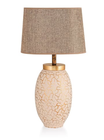 ABERTO DESIGN Tafellamp crème - (H)55 x Ø 26 cm