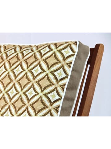 ABERTO DESIGN Kussen groen/wit