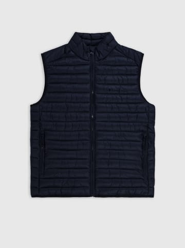 Champion Doorgestikte bodywarmer donkerblauw