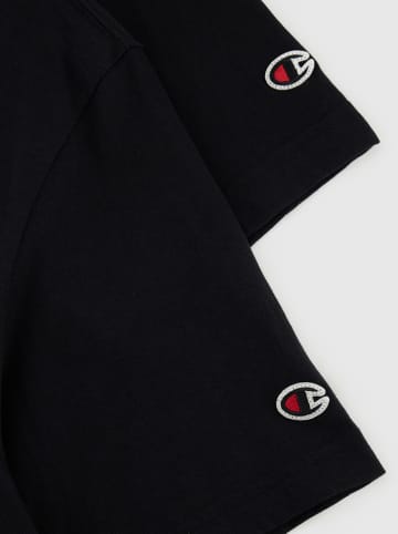 Champion 2er-Set: Shirts in Schwarz