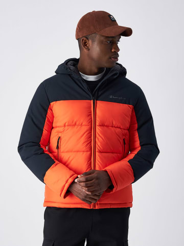 Champion Winterjacke in Rot/ Dunkelblau