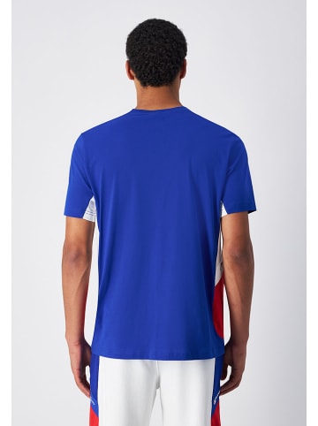 Champion Shirt blauw/wit/rood