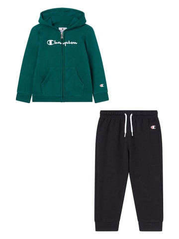 Champion 2tlg. Outfit in Grün/ Schwarz