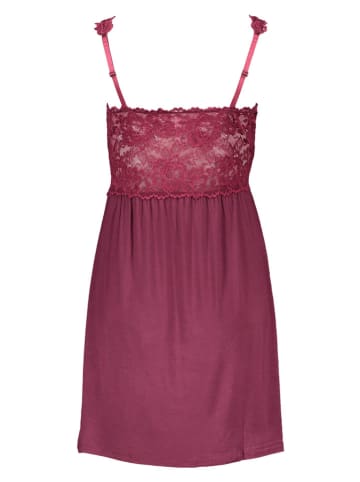Hunkemöller Koszula nocna w kolorze bordowym