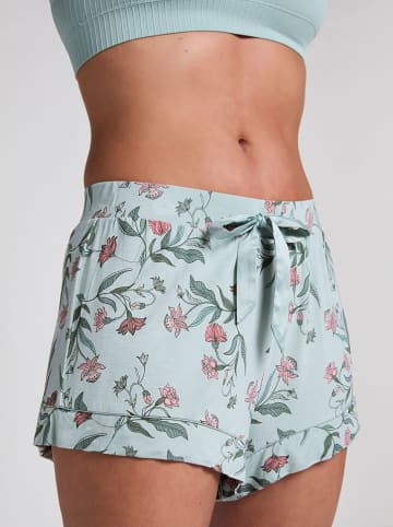 Hunkemöller Pyjama-Shorts in Hellblau