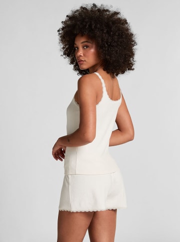 Hunkemöller Pyjama-Top in Creme