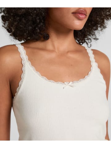 Hunkemöller Pyjama-Top in Creme