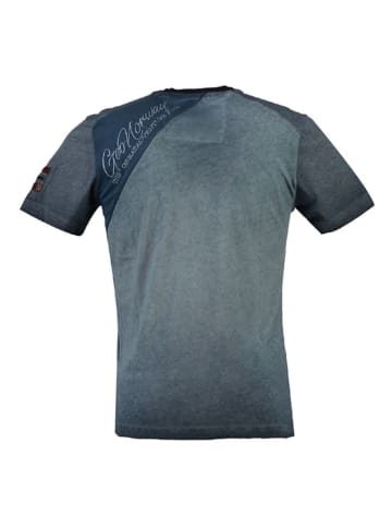 Geographical Norway Shirt "Jasri" in Dunkelblau