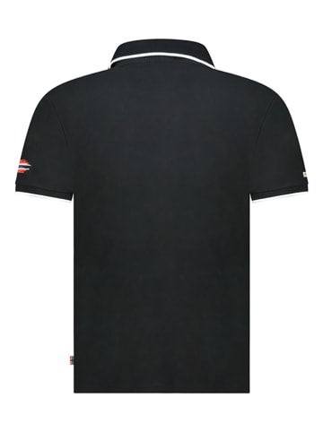 Geographical Norway Poloshirt "Kara" in Schwarz