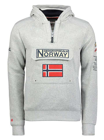 Geographical Norway Hoodie "Gymclass" grijs