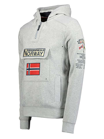 Geographical Norway Hoodie "Gymclass" in Grau