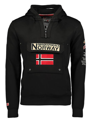 Geographical Norway Bluza "Gymclass" w kolorze czarnym