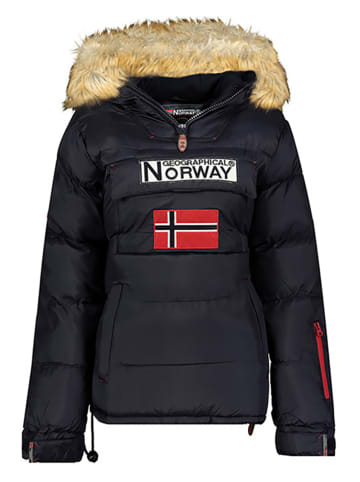 Geographical Norway Parka "Belancolie" w kolorze granatowym
