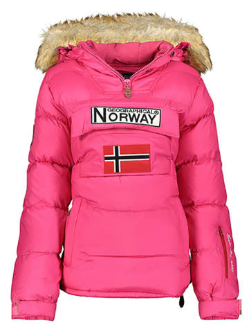 Geographical Norway Parka "Belancolie" w kolorze różowym
