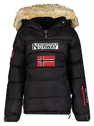 Geographical Norway Parka "Belancolie" w kolorze czarnym