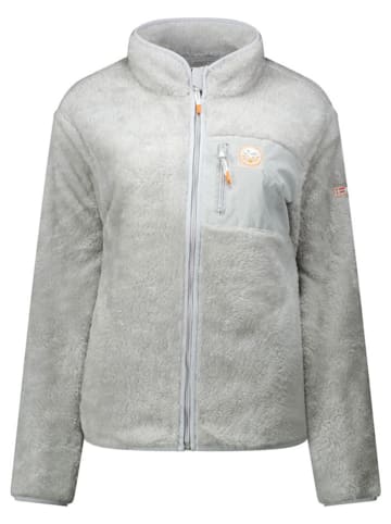 Geographical Norway Kurtka polarowa "Precious" w kolorze szarym