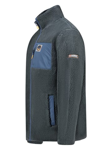 Geographical Norway Fleecejacke "Urock" in Anthrazit/ Blau