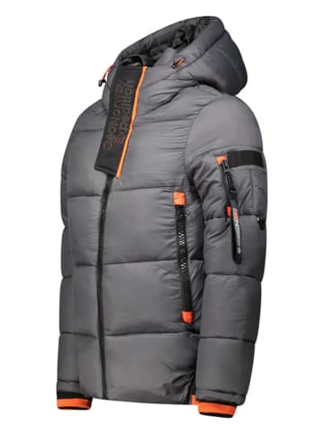 Geographical Norway Doorgestikte jas "Calix" grijs