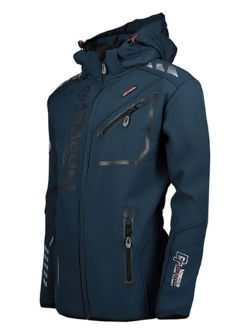 Geographical Norway Softshelljas "Royaute" donkerblauw