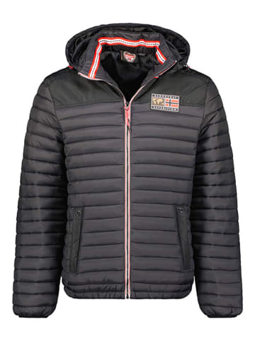 Geographical Norway Kurtka pikowana "Adalmo" w kolorze czarnym