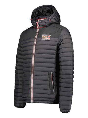 Geographical Norway Doorgestikte jas "Adalmo" zwart