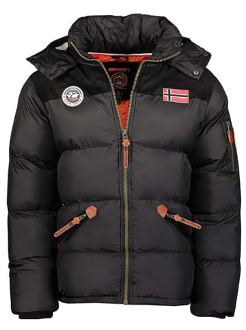 Geographical Norway Doorgestikte jas "Celien" zwart