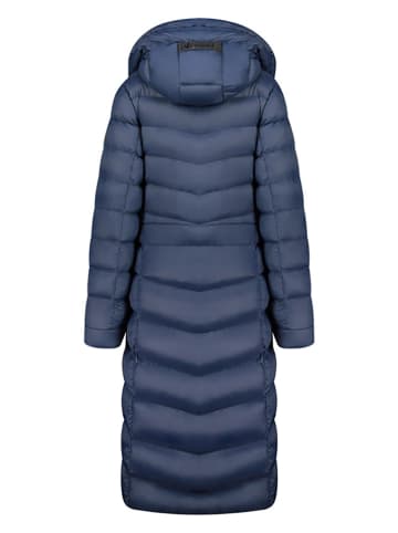 Geographical Norway Doorgestikte mantel "Berangere" donkerblauw