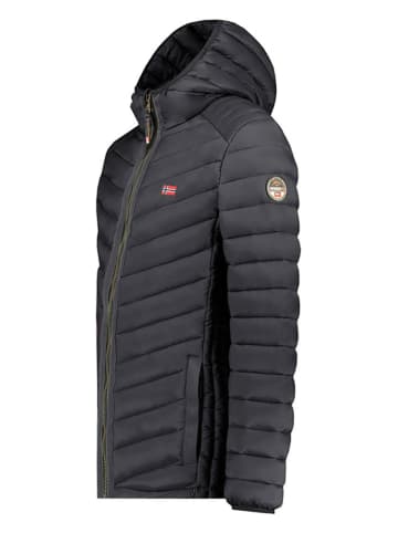 Geographical Norway Kurtka pikowana "Carliti" w kolorze czarnym