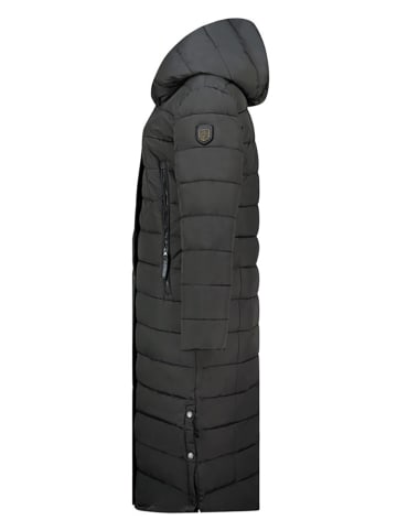 Geographical Norway Płaszcz pikowany "Constance" w kolorze czarnym