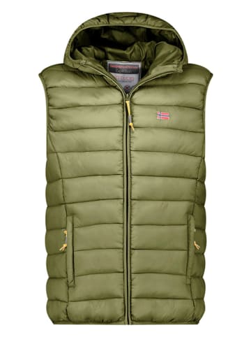 Geographical Norway Steppweste "Vamigolor" in Grün