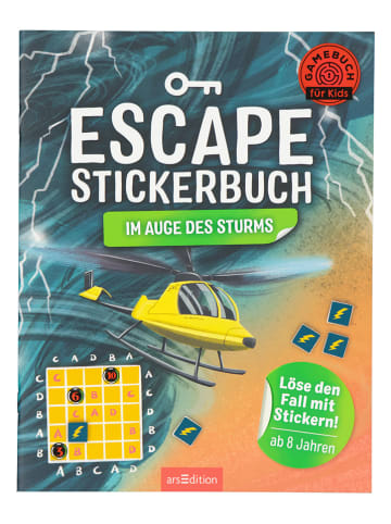 ars edition Escape-Stickerbuch - Im Auge des Sturms:Löse den Fall mit Stickern -ab 8 Jahren