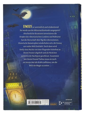 Carlsen Kinderroman "Mitternachtsstunde 3: Emily und die magische Weltengrenze"