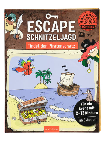 ars edition Escape-Spiel "Escape-Schnitzeljagd - Findet den Piraten" - ab 8 Jahren