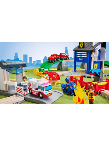 Brio Zestaw zabawek "Police and Fire Department Deluxe Set" - 3+