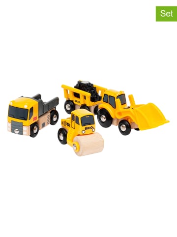 Brio 3-częściowy zestaw w kolorze żółtym - 3+