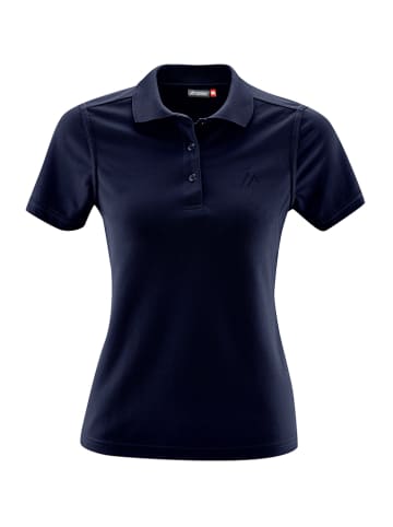 Maier Sports Funktionspoloshirt "Ulrike" in Dunkelblau