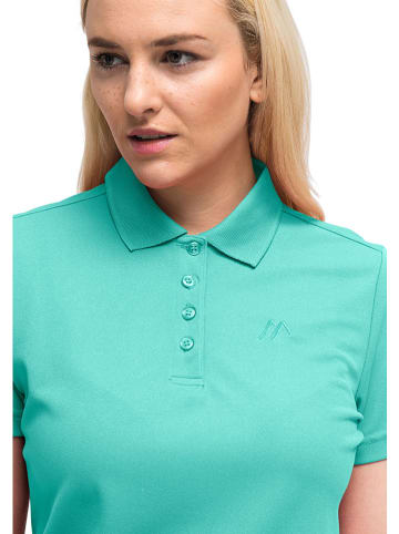 Maier Sports Funktionspoloshirt "Ulrike" in Türkis