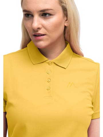 Maier Sports Funktionspoloshirt "Ulrike" in Gelb