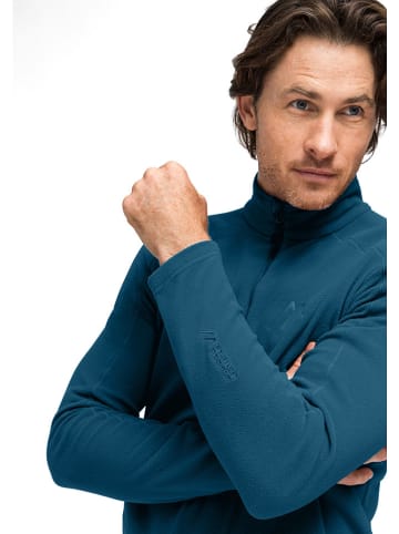 Maier Sports Fleecepullover "Dennis" in Petrol