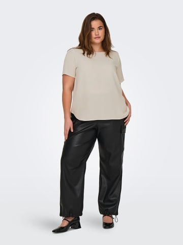 ONLY Carmakoma Bluse in Creme