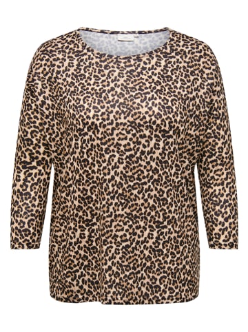 ONLY Carmakoma Bluzka w kolorze jasnobrązowym