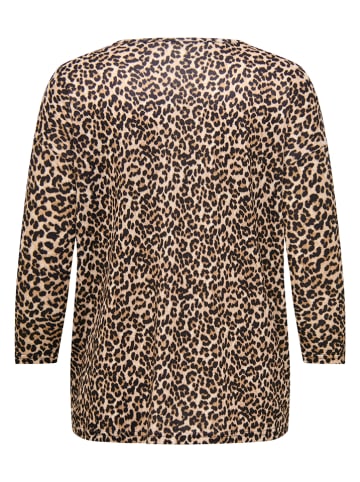 ONLY Carmakoma Bluse in Hellbraun