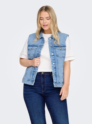 ONLY Carmakoma Bodywarmer lichtblauw