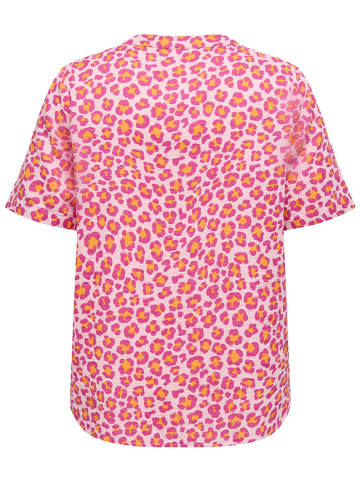 ONLY Carmakoma Blouse oranje/roze/lichtroze