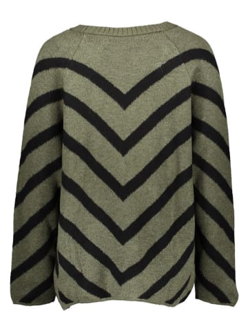 ONLY Pullover in Khaki/ Schwarz