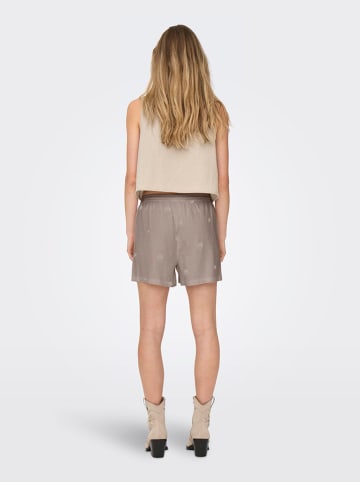 ONLY Szorty w kolorze szarobrązowym