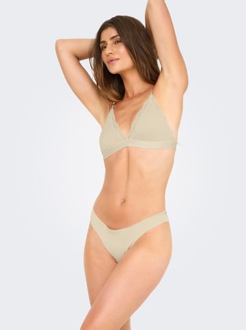 ONLY 3-delige set: slips crème