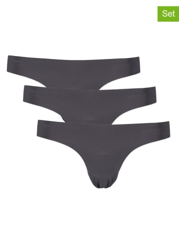 ONLY 3-delige set: slips antraciet