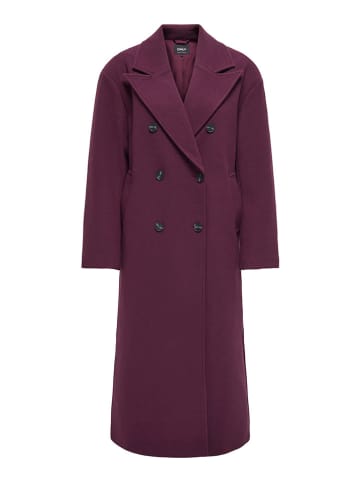 ONLY Tussenmantel pruimkleurig