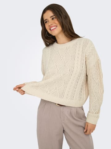 ONLY Sweter w kolorze beżowym